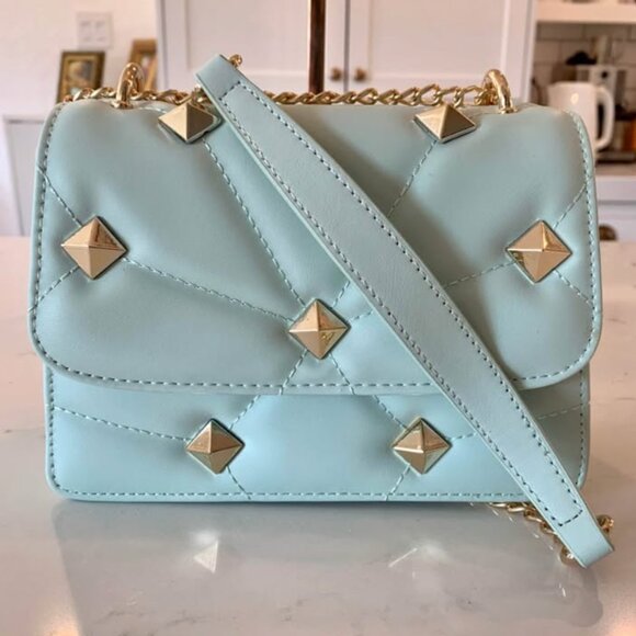 Brand new Most Wanted seafoam gold studded mini purse ๐ - Picture 1 of 7